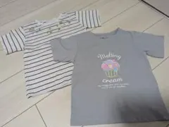グローバルワーク　100cm プリントTシャツ2着セット