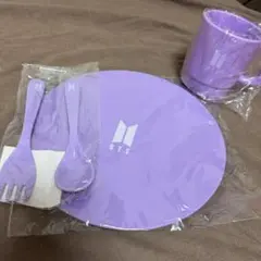BTS カトラリーセット パープルのサムネイル
