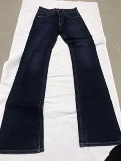 デニム　パンツ　レディース　濃紺のサムネイル