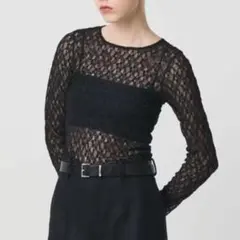 エイチビューティーアンドユース　フラワーレース ロングスリーブ