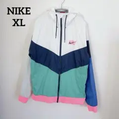 NIKE メンズ ナイロンジャケット パーカー フルジップ 長袖 XL