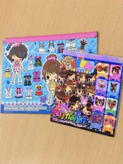 【平成レトロ 】折り紙メモ帳風 メモ 2冊セット 女の子 キャラクター