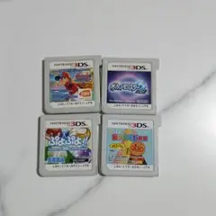3DS　ポケモン　ファミスタ　ぷよぷよ　アンパンマン　セット