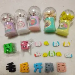 スヌーピー ガチャガチャ消しゴム 5個セット