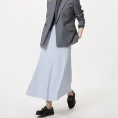 ユニクロ　マーメイドスカート　ブルー xs