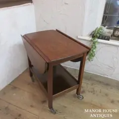 イギリス アンティーク 家具 コンソールテーブル ハーフムーン 英国