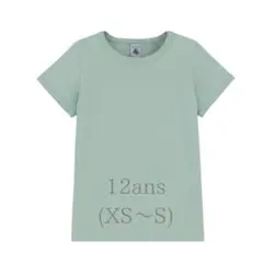PETIT BATEAU 半袖Tシャツ グリーン 12ansのサムネイル
