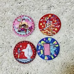 ディズニー　刺繍缶バッジ