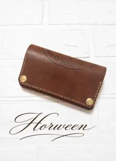 HORWEEN スリムショートトラッカーウォレット　手縫い　本革 HORWEEN スリムショートトラッカーウォレット 手縫い 本革 - メルカリ