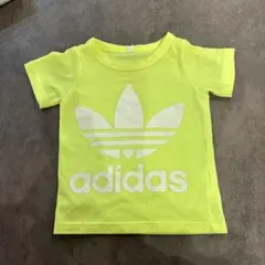 adidas 蛍光イエロー Tシャツ