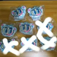 ANGEL　BLUE　フェイスマスコットキーホルダーB　4点セット　バラ売り対応