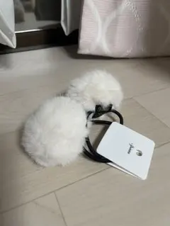 【早い者勝ち！】量産 地雷 白ポンポン ヘアゴム