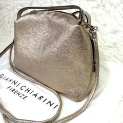 GIANNI CHIARINI アリファ M ショルダーバッグ ゴールドのサムネイル
