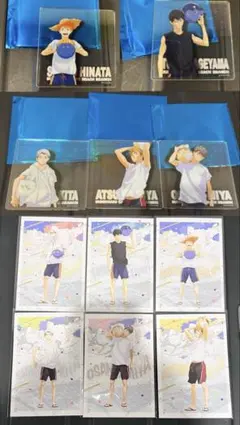 ハイキュー 文房具カフェ カラービーチモチーフ グッズ　11点セット