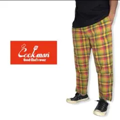 Cookman｜タータンチェック柄シェフパンツMクックマン