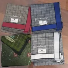 新品☆PIERRE BALMAINハンカチ4枚セット