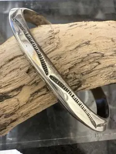 navajo ビンテージ ノットバングル silver Elaine Tahe - メルカリ