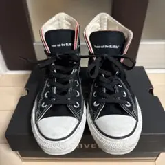converse ブラック　カットライン　ハイカットスニーカー　24.0
