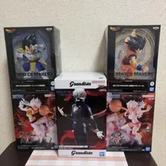新品未開封　ドラゴンボールワンピース東京喰種フィギュア 5点セット まとめ売り