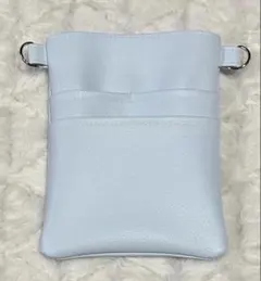ナースポーチ・作業用ポーチ・オーガナイザー（ハンドメイド） 合皮薄い水色♡