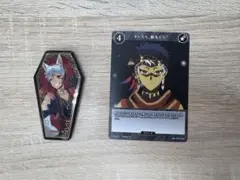 ディズニー ツイステ ハロウィン カリム 缶バッジ カード セット