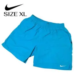 【NIKE】ナイキ 水陸両用 ナイロンショートパンツ ターコイズブルー XLのサムネイル