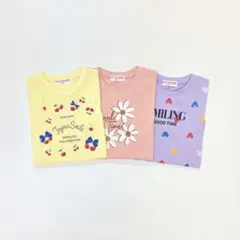 子供服 女の子 130cm 長袖 Tシャツ まとめ売り 新品 YFN57-3