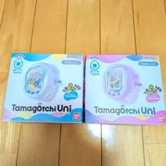 【新品未開封】たまごっちUni オーロラピンク＆プリズムホワイト 2個セットのサムネイル