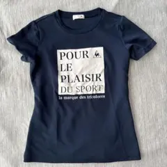 le coq sportif 半袖Tシャツ ネイビー