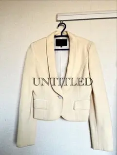 UNTITLED アイボリー テーラードジャケット サイズ3