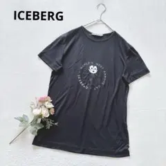 アイスバーグ ICEBERG フィリックス 半袖Tシャツ コットン 黒 Uネックのサムネイル