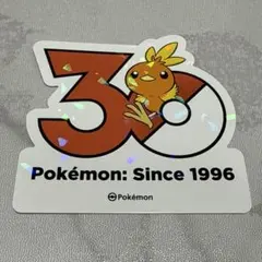 ポケモン 30周年記念 ステッカー 韓国限定 アチャモのサムネイル