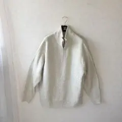 UNIQLO スフレヤーンハーフジップセーター（長袖）