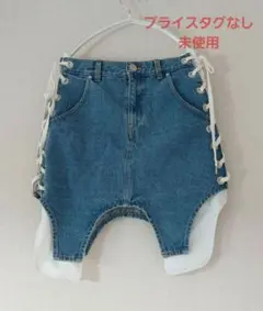 パメオポーズ Denim Micro Miniskirt デニムスカート リボンのサムネイル