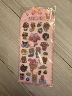 日焼けキティ　マイメロ　シール