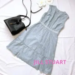美品♡ JILL STUART ジルスチュアート　ノースリーブ　水色　ワンピース