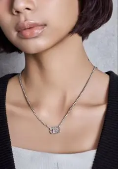 GYDA ロゴ シルバーネックレスのサムネイル