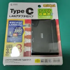 サンワサプライ LANアダプタ付きUSB Type-Cハブのサムネイル
