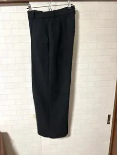 う*に様 UNIQLO ブラッシュドジャージーワイドパンツ L ダークグレー　男