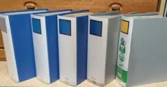 未使用品 6〜8cm キングファイル A4縦 5冊