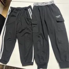 CUTE LOVEウエストバンドカジュアルパンツ 2点セット　140㎝