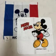 ディズニー　ミッキー　ハンドタオル　ハンカチ　タオル　③