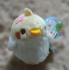 オカメインコ ちゅんちゅん小鳥 さくら温泉 マスコットBC タグ付のサムネイル