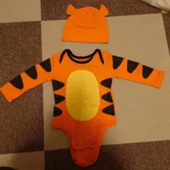 Disney ティガーロンパース 6-12ヶ月 帽子付き