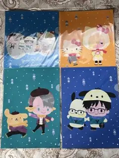 ユーリ!!! on ICE×サンリオキャラクター クリアファイル 3枚セット