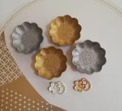 ◎来客　お祝い　おもてなし 小皿　箸置きセット　6点