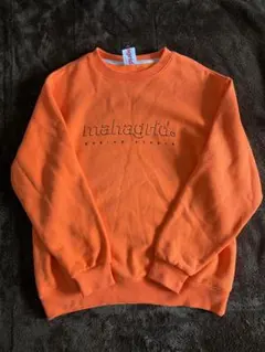 mahagrid オレンジ トレーナー Mサイズのサムネイル