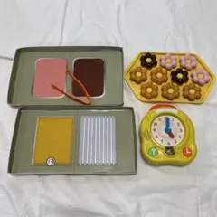 しまじろう こどもちゃれんじ ドーナツ屋さん＋音声時計セット 知育おもちゃのサムネイル