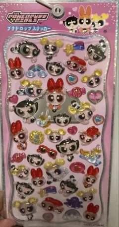 パワーパフガールズ　うるちゅるPOP SEAL ボンボンドロップ　シール