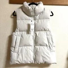 新品タグ付き！GUヒートパデッドオーバーサイズベスト